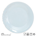 HOT SALE EMBOSSED AND ELEGANT COLORFUL DINNER PLATE